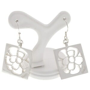 CHANEL Silver Earrings